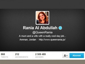 الملكة رانيا ومحمد بن راشد ومرسي الأكثر متابعة على تويتر