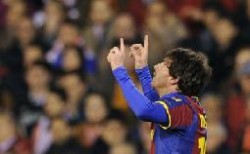 ميسي يعزز صدارة برشلونة بفوزه على فالنسيا
