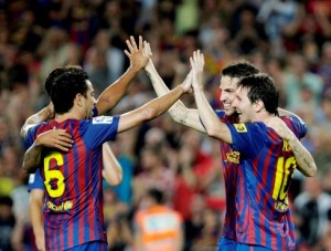 مجزرة كتلونية بطلها ميسي - فيديو