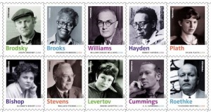 طابع بريدي يكرم سيلفيا بلاث