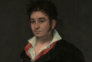 لوحة لغويا تخفي تحتها لوحة أخرى