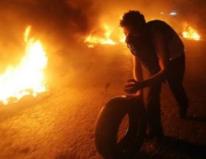 أعمال شغب في الرمثا و إحراق مبنى المتصرفية  رفضاً لرواية الأمن حول وفاة شاب