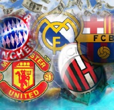 أغنى عشرة أندية كرة قدم في العالم