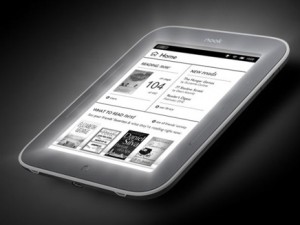 قارئ كتب إلكتروني بتقنية الضوء المشع