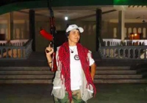 المرأة التى هزت عرش القذافى ..!!