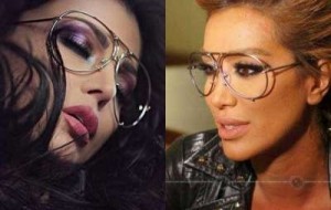 مايا وهيفا وموضة النظارات بدون عدسات ! .. صور