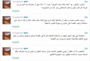 تغريدات "مجتهد" تفضح بالوثائق مزاعم الداخلية السعودية حول الخليتين الإرهابيتين