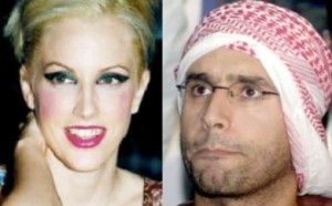 عارضة أزياء اسرائيلية تناشد بلير لانقاذ حياة سيف الإسلام