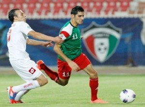 الفريق الكويتي يتقدم على الوحدات 3-0