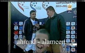 يحدث فقط على الرياضية الاردنية...فيديو