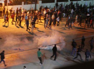 أحداث شغب في المزار إحتجاجاً على تصرفات مدير الأمن العام