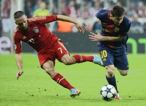 بايرن يفوزعلى برشلونة برباعية..صور وفيديو