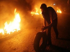 أعمال شغب في طيبة اربد.. ورشق دورية أمنية بالحجارة ...