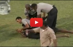 شاهد مباراة تتحول إلى مصارعة بالدوري  النيجيري