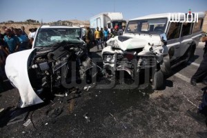 إصابة ثلاثة من مرافقي رئيس الوزراء الفلسطيني في حادث سير