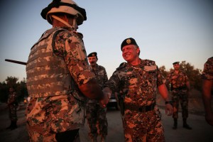 شاهدوا صور الملك على الحدود الاردنية السورية