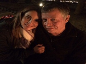 هكذا استقبل الملك والملكة العام الجديد