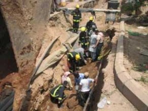 وفاة شخص وإصابة آخر اثر انهيار أتربة عليهما في عمان