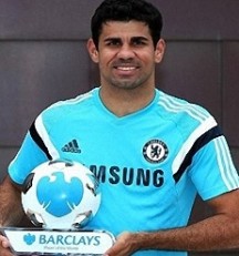 كوستا يتوج بجائزة أفضل لاعب في الدوري الإنكليزي عن شهر آغسطس