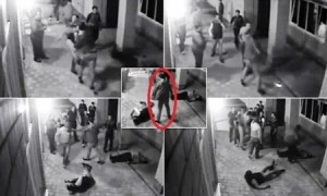 بالفيديو .. متحرِّشون سقطوا في قبضة ملاكم روسي عاكسوا زوجته