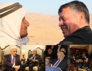 الملك في المريغة يتفق احوال المواطنيين ...والنسور في دابوق على مائدة طعام