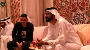 بالصور .. رامز جلال يشارك في حفل افطار الشيخ محمد بن راشد حاكم دبي