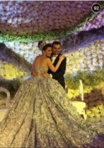 بالصور والفيديو.. حفل زفاف أسطوري لحفيدة "صدام حسين" في الأردن