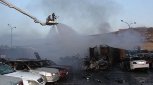 حقائق ومعلومات لحادثة انفجار حاوية الالعاب النارية بجمرك عمان