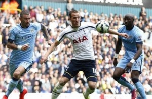 بالفيديو ...توتنهام يهزم مان سيتي ويخطف الوصافة من آرسنال