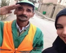مؤسف … هذا مصير عامل النظافة الذي التقط سيلفي مع ابنته !!