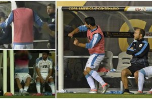 بالفيديو : سواريز ينفعل على مدربه..من أجل "إنقاذ" الأوروغواي!