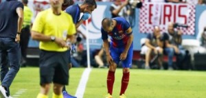 برشلونة يوضح طبيعة اصابة انيستا وماثيو