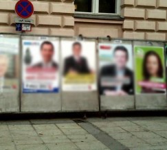 حملة ضد ملصقات المرشحين بالبقعة