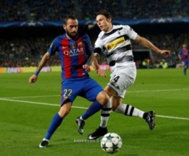 بالفيديو والصور...فوز ساحق لبرشلونة على مونشنجلادباخ