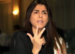 معاني يهدد هند الفايز "بدك طخ بين عيونك" اثناء المؤتمر الوطني