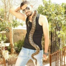 بالفيديو والصورة...هذه الأفعى التي لدغت رعد .. وماذا قال لمتابعيه من غرفة العناية الحثيثة؟