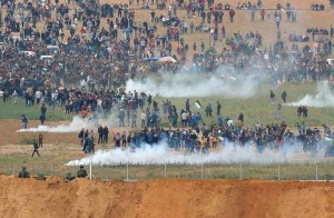15 شهيدا و1416 جريحا في مسيرات العودة الكبرى بغزة