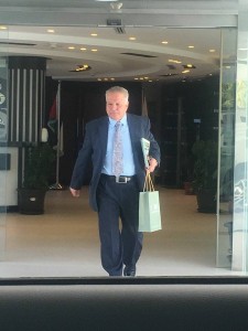 مركز الملك عبدالله الثاني للتصميم والتطوير ( كادبي ) يكرم المحامي الدولي فيصل الخزاعي الفريحات