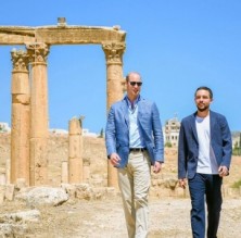 بالصور...الأمير الحسين برفقة الامير وليام : جرش من أجمل مدن أردننا وأهم مناطقه السياحية والأثرية