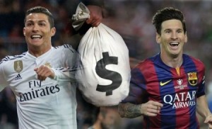 الأرقام خياليّة .. هل تعلم كم يجني كلٌّ من ميسي ورونالدو سنوياً؟