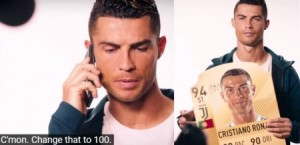 رونالدو يحتج على تصنيفه في لعبة "فيفا 19"!