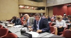 السعود يطالب بطرد وفد للكيان الاسرائيلي من مؤتمر عالمي في جنيف (فيديو)