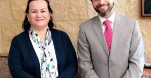 سمو الأميرة سناء عاصم تلتقي مؤسس مبادرة حرير نهاد الدباس