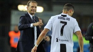 أليغري يرشح رونالدو للفوز بالكرة الذهبية بعد تقارير عن استبعاده