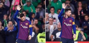 لم تحصل من قبل .. 55 ألف مشجّع للفريف المنافس يصفقون لميسي!