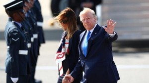 ماذا تحكي لغة جسد دونالد وميلانيا لدى وصولهما بريطانيا؟