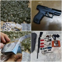 القبض على 22 مروجا للمخدرات بحوزتهم 7 اسلحة نارية