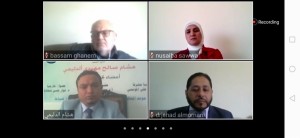 مناقشة رسالة ماجستير عن بعد الأولى من نوعها بهذه التقنيه في “عمان العربية”