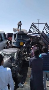 وزارة الاشغال توضح تفاصيل الحادث الطريق الصحراوي