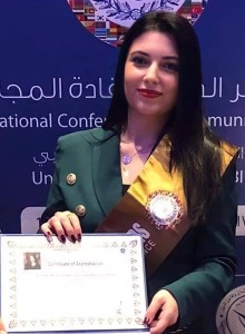 تعيين خريجة الحقوق بجامعة العلوم التطبيقية الخاصة رندة عطوة سفيرة للنوايا الحسنة